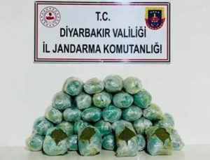 Diyarbakır’da 391 Kilogram Esrar Ele Geçirildi