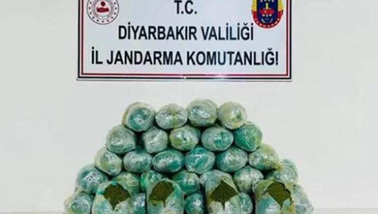 Diyarbakır’da 391 Kilogram Esrar Ele Geçirildi