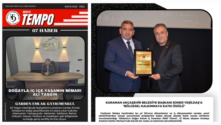 ANTALYA TEMPO DERGİSİ MAYIS 2025 ÖZEL SAYISI