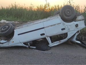 Bismil’de Çocuk Sürücü Takla Attı: Bir Ölü 4 Yaralı!