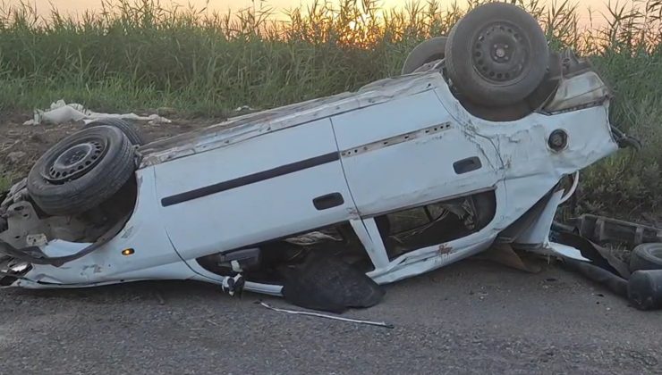 Bismil’de Çocuk Sürücü Takla Attı: Bir Ölü 4 Yaralı!
