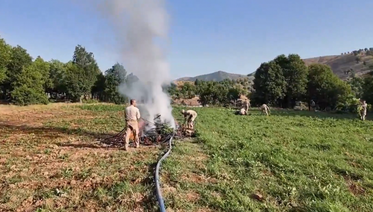 AKINCI TİHA Destekli Operasyon: 100 Tonluk Uyuşturucu İmha Edildi, 25 Kişi Yakalandı