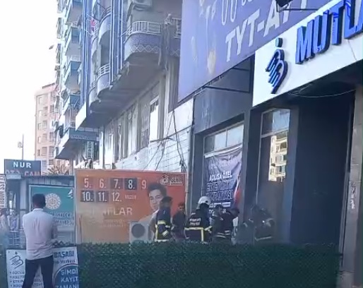 Tesisler Kavşağı’nda Özel Öğretim Kursunda Yangın Paniği