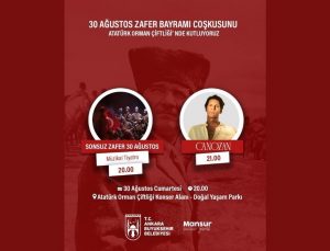 30 Ağustos Zafer Bayramı Başkentte coşkuyla kutlanacak!