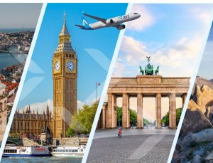 AJet’ten 9 ülkeye 9 euroya seyahat fırsatı