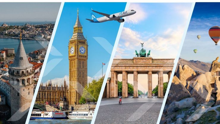 AJet’ten 9 ülkeye 9 euroya seyahat fırsatı