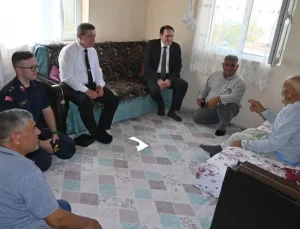 Kaymakam Türker’den Kore gazisine ziyaret