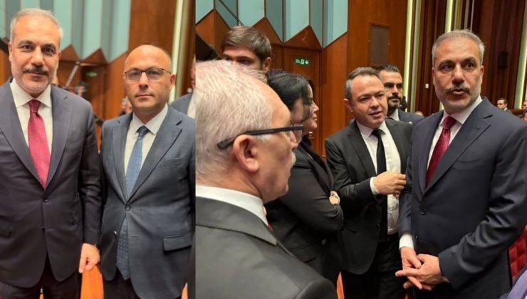 Dışişleri Bakanı Fidan gazetecilere bir araya geldi