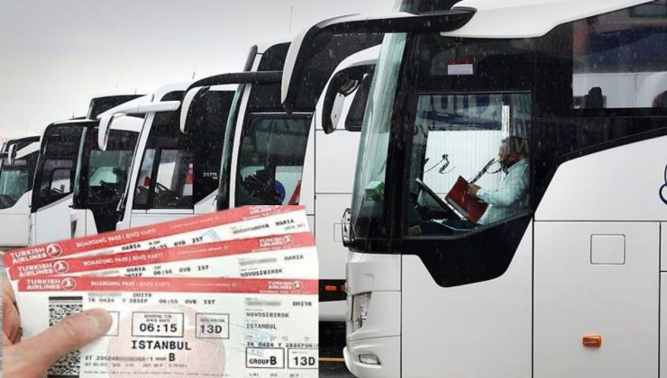 Otobüs biletleri uçak fiyatlarını geçti