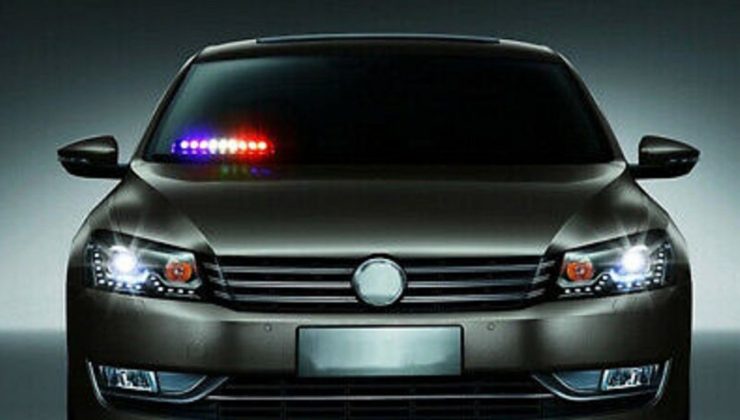 Edirne’de usulsüz çakar kullanan sürücüye 138 bin lira ceza