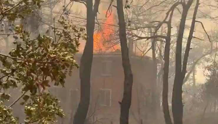 Çanakkale’de orman yangını sürüyor: Tahliyeler başladı