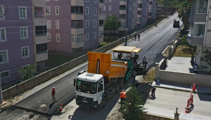 Fatsa'da Kutlukent Caddesi asfaltlandı