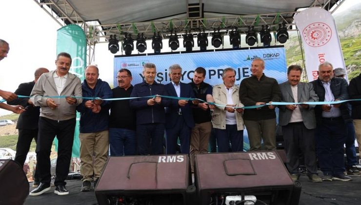 Artvin ilinde hayata geçirilen projenin açılış töreni gerçekleştirildi