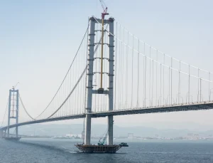 Osmangazi Köprüsü’nün altından 64 metreyi aşan gemiler geçemeyecek