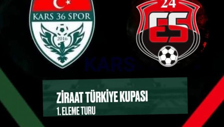 Kars36 Spor, Türkiye Kupası'nda Anagold 24 Erzincanspor ile eşleşti!