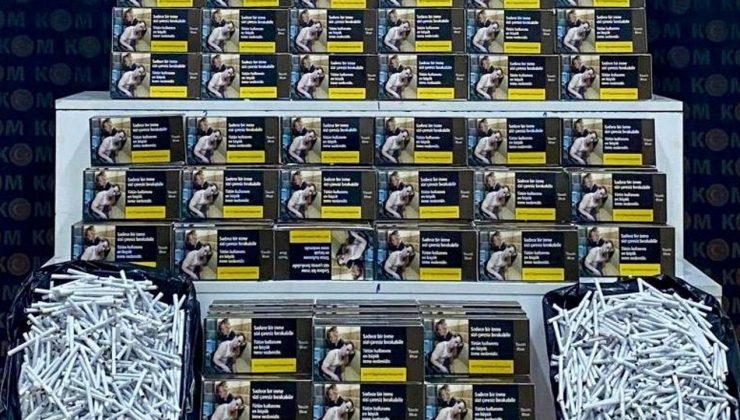 Kars’ta kaçak tütün operasyonu: 30 bin doldurulmuş makaron ele geçirildi