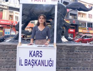 Anahtar Partisi Kars İl Gençlik Kolları’ndan bilgilendirme standı