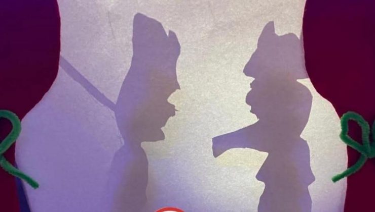 Kars Gündüz Engelli Bakım Merkezi’nde Hacivat-Karagöz ortaoyunu gösterisi