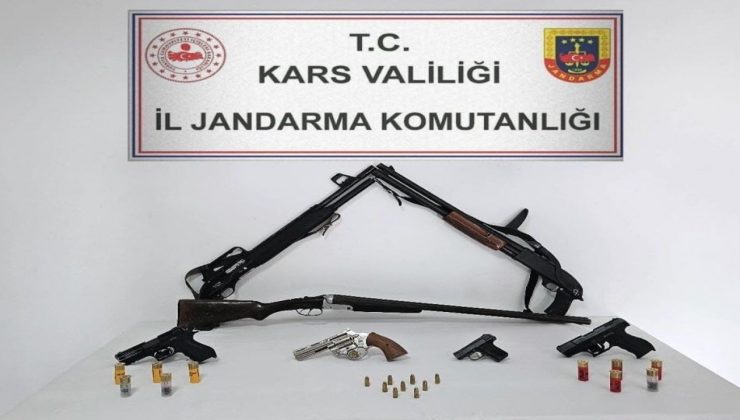 Kars’ta eş zamanlı silah operasyonu gerçekleştirildi