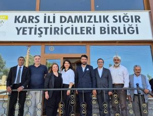 Kars Kent Konseyi, Damızlık Sığır Yetiştiricileri Birliğini ziyaret etti