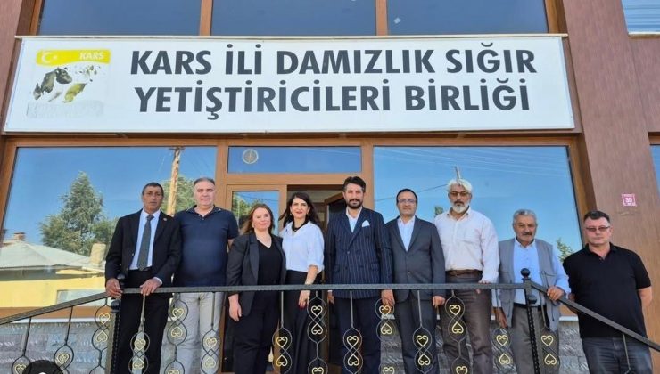 Kars Kent Konseyi, Damızlık Sığır Yetiştiricileri Birliğini ziyaret etti