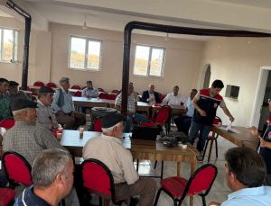 Esenkent köyünde sertifikalı tohum bilgilendirme toplantısı yapıldı