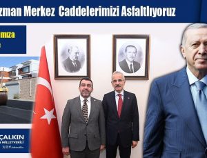 Kağızman'ın merkez caddeleri asfaltlanıyor