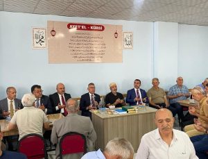 AK Parti TBMM Grup Başkanı Abdullah Güler, Kars TSO Başkanı Bozan'a taziye ziyaretinde bulundu