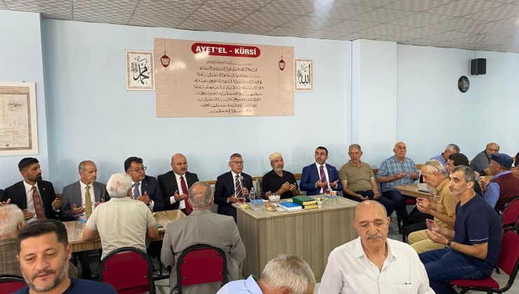 AK Parti TBMM Grup Başkanı Abdullah Güler, Kars TSO Başkanı Bozan'a taziye ziyaretinde bulundu