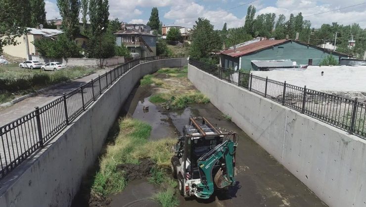 Kars'ta Devlet Su İşleri dere temizlik çalışmalarına başladı