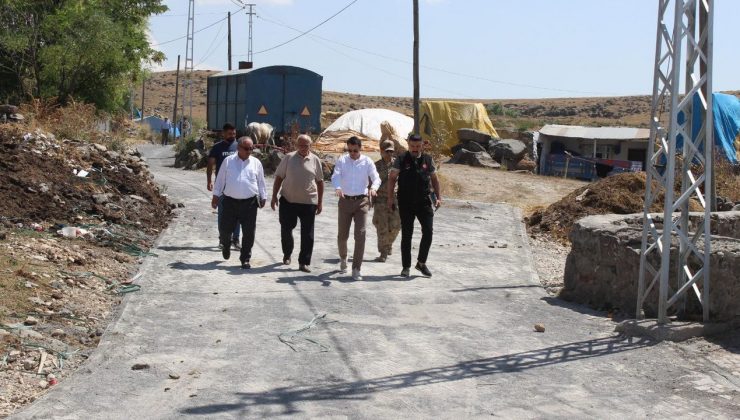 Selim Kaymakamı Mehmet Ali Semiz’den köy yollarına yakın takip