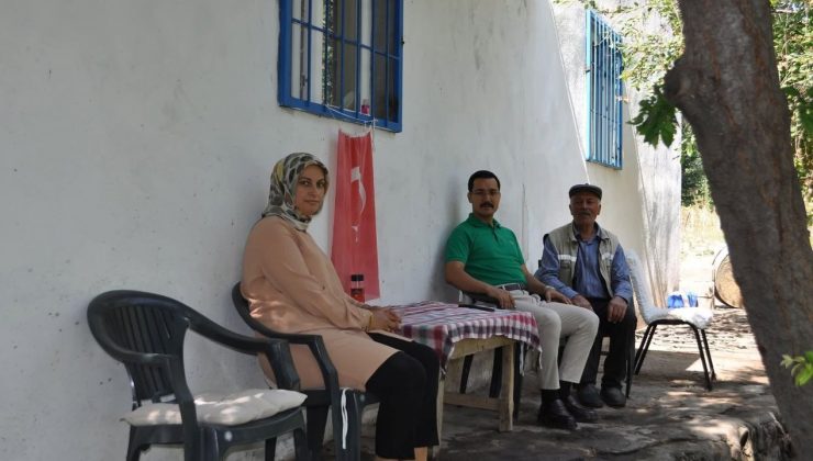 Kaymakam Demirtaş’tan Kıbrıs Gazisine anlamlı ziyaret