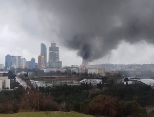 İTÜ Ayazağa kampüsünde otluk alanda yangın