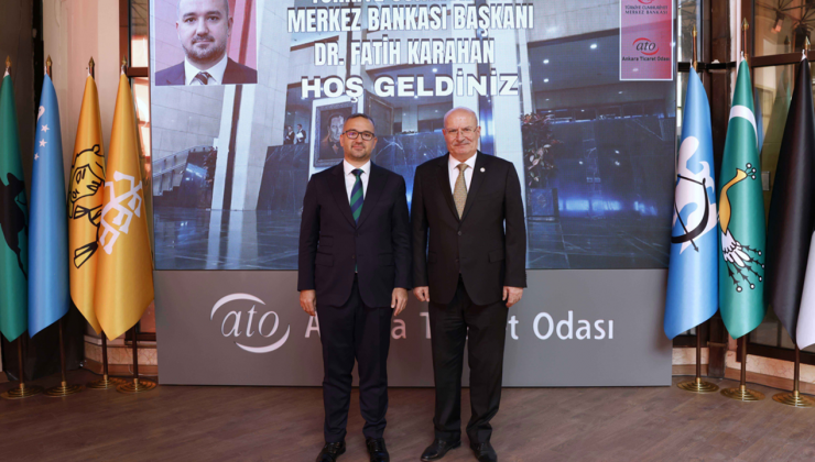 Merkez Bankası Başkanı ATO'da