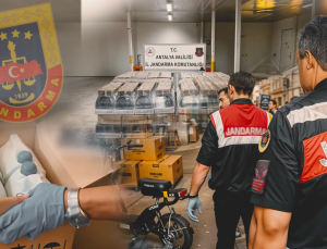 Antalya’da 119 bin 500 litre sahte alkol ele geçirildi