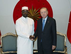 Cumhurbaşkanı Erdoğan, Senegal Başbakanı Ousmane Sonko’yu kabul etti
