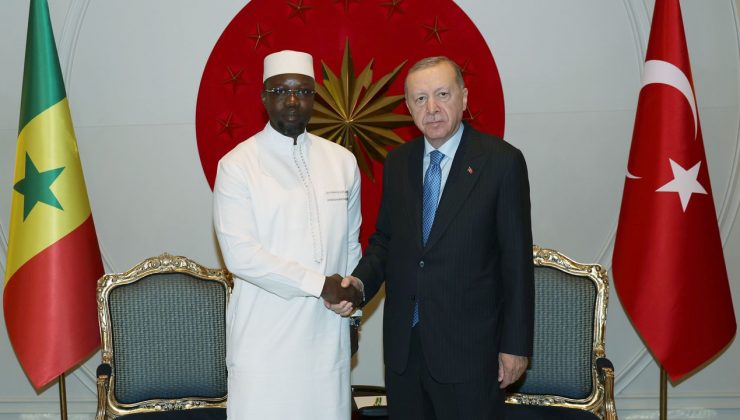 Cumhurbaşkanı Erdoğan, Senegal Başbakanı Ousmane Sonko’yu kabul etti