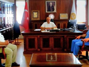 İlçe Sağlık Müdüründen Müftü Süsün’e hayırlı olsun ziyareti