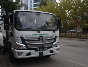 Giresun Belediyesi hizmete devam ediyor