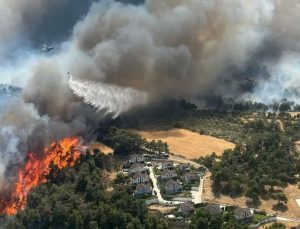 Çanakkale’de orman yangını: Üniversite yerleşkesi tahliye ediliyor