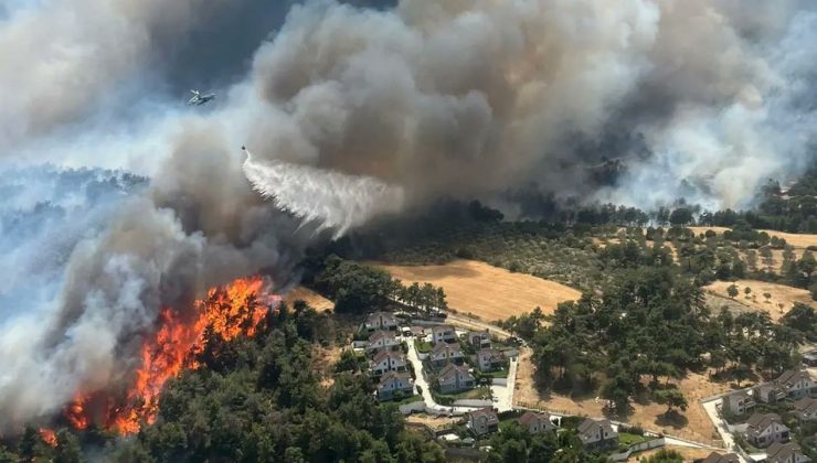 Çanakkale’de orman yangını: Üniversite yerleşkesi tahliye ediliyor