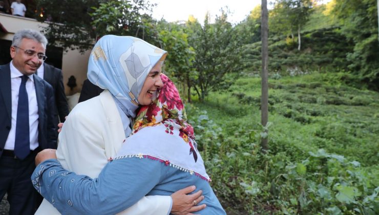 Bakan Göktaş Rize’de: Aile, sevgi ve kardeşliğin yanındayız