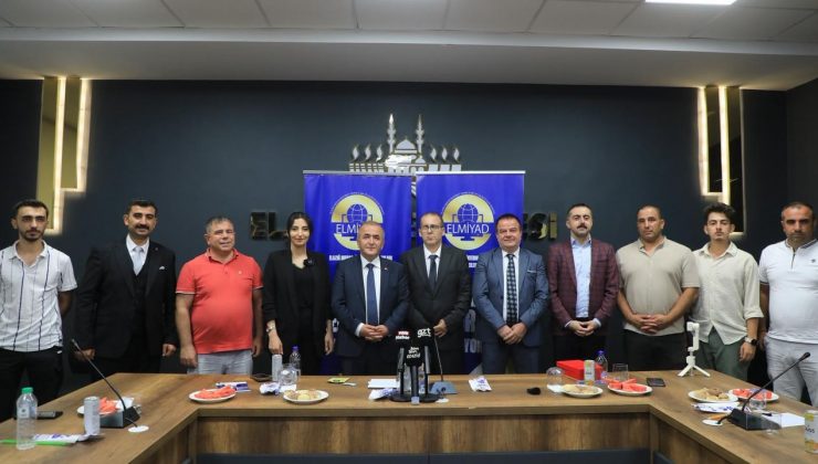 Vali Numan Hatipoğlu, "ELMİYAD ile Şehir Konuşuyor" programının ilk konuğu oldu