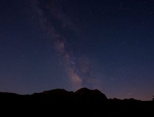 Isparta Melikler Yaylası’nda perseid meteor yağmuru büyüledi