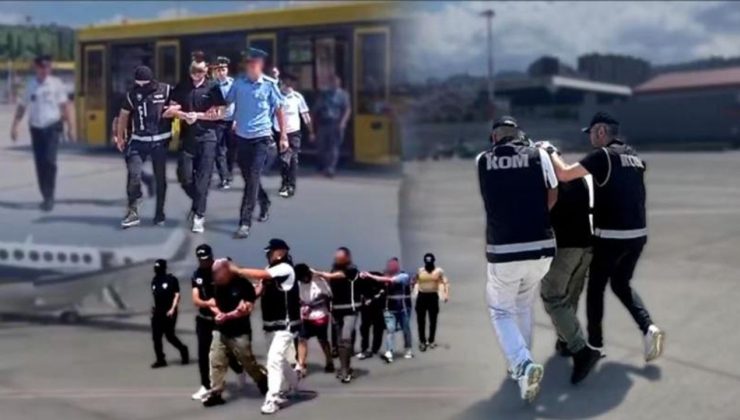 Kırmızı bültenle aranan üç kişi Türkiye'ye getirildi