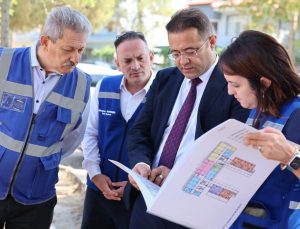 Menteşe’de devam eden yatırımlar yerinde inceledi
