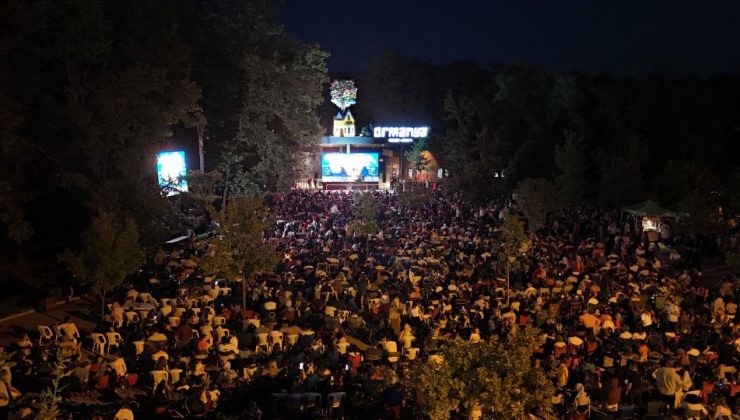 Ormanya gece sineması 5 bin katılımcıyla rekor kırdı