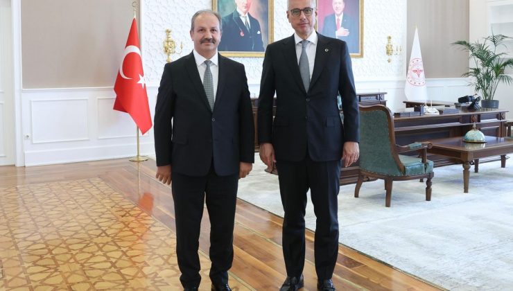 Sağlık-Sen, Toplu Sözleşme gündemiyle Sağlık Bakanı Memişoğlu'nu ziyaret etti