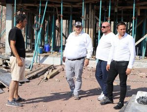 Keçiborlu’da spor yatırımları yerinde incelendi