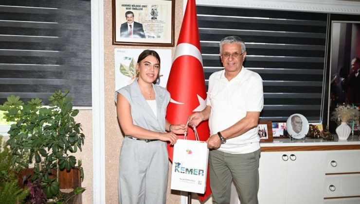 Sıla Bakır’dan Başkan Topaloğlu’na teşekkür ziyareti